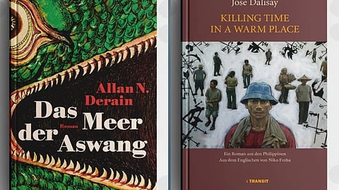 Beyond the pavilion at the Frankfurt Book Fair