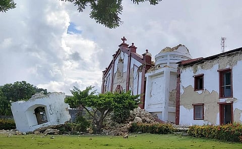 Damages after the 2019 earthquake.