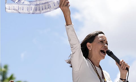 Venezuela’s Maduro calls Nobel winner Machado ‘demonic witch’