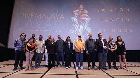 Cinemalaya 21 officials and jury. 