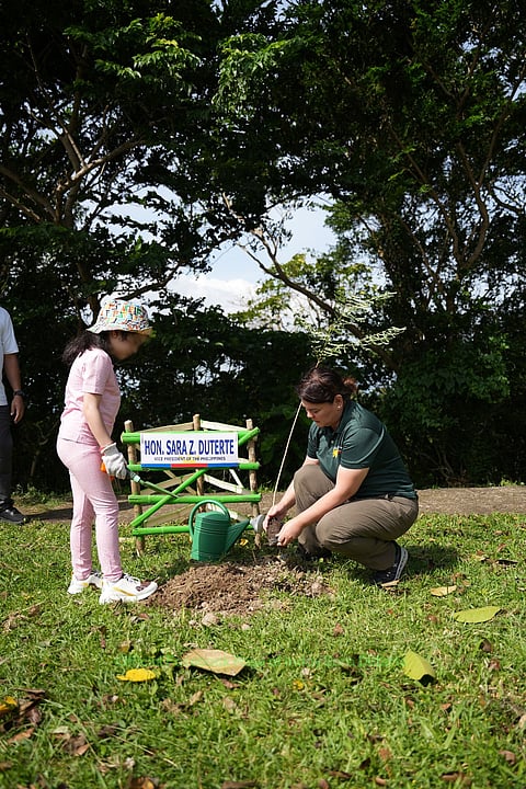 Sara Duterte leads tree planting in Zamboanga