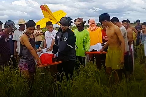 An ultralight aircraft crash landed on a rice field in at Barangay Panalicsican in the town of Concepcion, Tarlac on 18 October 2025.
