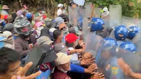 The Bishop the Diocese of BAYOMBONG, Nueva Vizcaya slammed the authorities for favoring a mining company while ordering the dispersal and arrest of the residents of Bitnong, Dupax del Norte, Nueva Vizcaya who are just protecting their lands from destruction. |Aldwin Quitasol. Photo Courtesy of Supplanter Jimz.