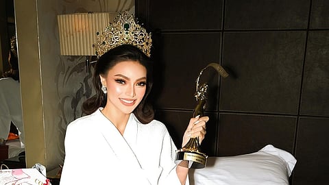 Newly crowned Miss Grand International from the Philippines, Emma Tiglao