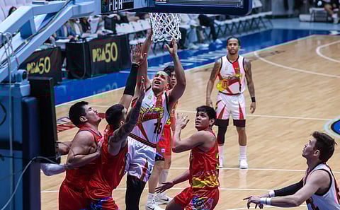 
MARCIO Lassiter catches fire, lifting San Miguel Beer to a 111-93 win over Rain or Shine in the PBA Season 50 Philippine Cup on Sunday at the Ynares Center-Montalban.