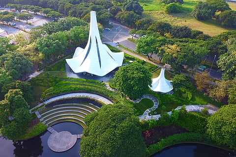 SURROUNDED by verdant greens, the Our Lady of Lourdes Chapel has received multiple international accolades for its innovation in architecture, structural engineering, and landscape design.