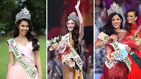 Miss Earth winners from the Philippines: Karla Henry first won the title for the country in 2008. Jamie Herrell and Angelia Ong won the crown back-to-back in 2014-2015 and Karen Ibasco grabbed the title in 2017.