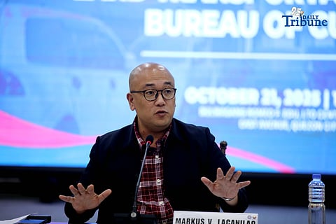 (October 21 2025) In a press conference held at Land Transportation Office LTO main office in Quezon City on Tuesday October 21 2025, LTO Chief Assistant Secretary Markus Lacanilao revealed findings that former congressman Zaldy Co’s construction firm, Sunwest Incorporated, secured more than P2 billion worth of questionable infrastructure projects in 2021, the projects included two three storey buildings costing over P499 million, and a Central Command Center valued at P946 million. All awarded to Sunwest Incorporated on February 24 2021. Photo/Analy Labor