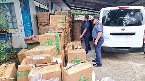 Palawan police seize P100K worth of smuggled cigarettes in Bataraza