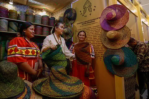 SENATOR Loren Legarda attends the National Arts and Crafts Fair at SM Megamall in Mandaluyong on Friday, 24 October.
