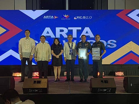 Army honored for anti-corruption, anti-red tape initiatives