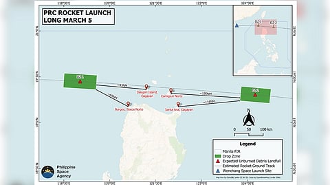 PhilSA warns vs China rocket launch debris