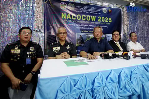(October 23 2025) Independent Commission for Infrastructure (ICI) Chairperson Andres Reyes, Commissioner Rogelio Singson and DILG Sec. Jonvic Remulla, accompanied by BJMP Chief JDIR Ruel Rivera conduct a press conference  and inspection of the detention facility for the linked to the alleged flood control scandal at the New Quezon City Jail in Payatas, Quezon City, on Friday, October 24, 2025. Photo/Analy Labor
