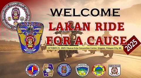 PNP generals launch Lakan Ride for a Cause