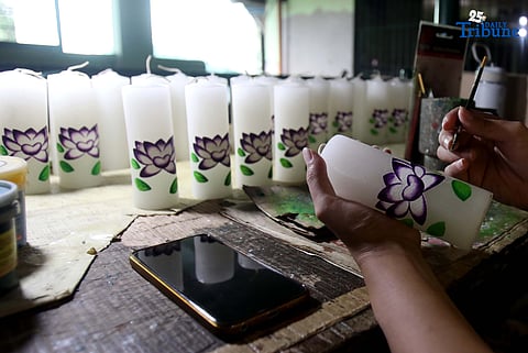 Workers at the Domrose Candle Factory in Caloocan City were hard at work on October 25, 2025, as demand surged ahead of All Saints’ Day and All Souls’ Day. The factory ramped up production to meet the seasonal rush for candles traditionally used in honoring the departed.
