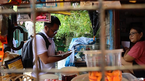 
Pastor Raffy Eñerez surveying the community of Abatez in 2023, Rodriguez, Rizal for a possible outreach church. 
