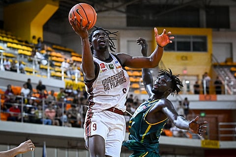 Nigerian center Francis Nnoruka submits a double-double to carry UP to an 89-75 domination of FEU in the UAAP Season 88 men's basketball tournament.