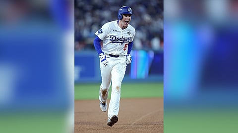 FREDDIE Freeman delivers the decisive home run that lifted the Los Angeles Dodgers to a 6-5 win over the Toronto Blue Jays in Game 3 of the World Series.