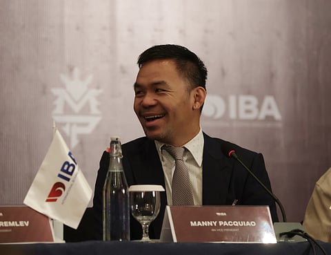 
MANNY Pacquiao is thrilled by the possibility of facing Floyd Mayweather anew in a professional boxing title match.    