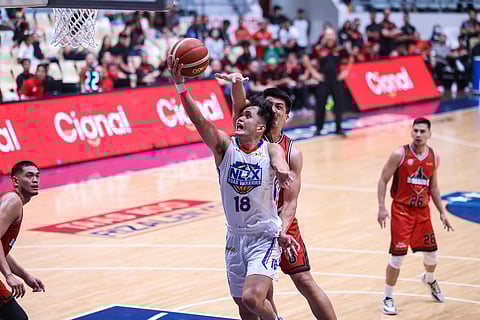 
JB Bahio drops a personal-best 23 points to lift NLEX to a 99-88 victory over Blackwater in PBA Season 50 Philippine Cup on Wednesday at the Ynares Center in Antipolo City.    