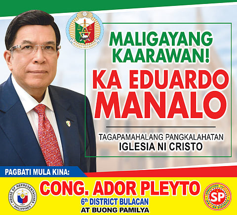 Maligayang kaarawan! Ka Eduardo Manalo