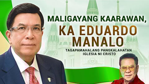 Maligayang kaarawan, Ka Eduardo Manalo