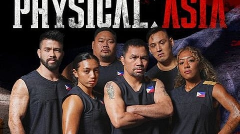 The Philippine team delegation for Netflix show Physical: Asia. 