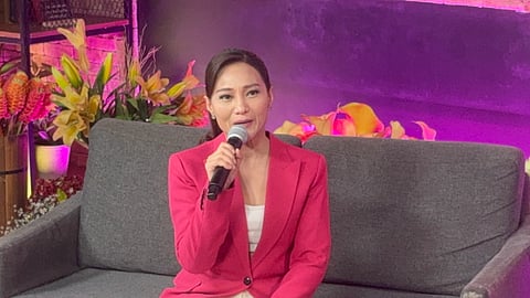Gladys Reyes answered questions from the media at the recent Star Magic Spotlight.