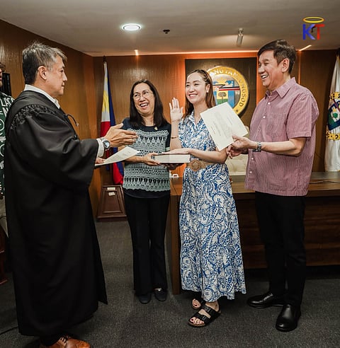 Vice Mayor Katrina Theresa “KT” Angeles has sworn in as the new mayor in Tarlac City on October 30, 2025.