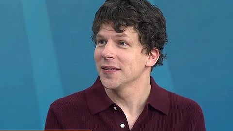 Jesse Eisenberg at the 'Today' show. 