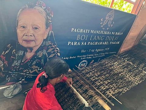 ABACA weaving or T’nalak remains one of the dependable livelihoods of T’boli tribe members of Lake Sebu, South Cotabato, which is now being passed to younger generations.