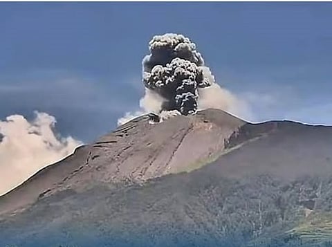 
 A RESTLESS Mount Kanlaon in Negros island. 