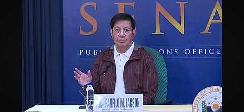 Senator Ping Lacson at Kapihan sa Senado 