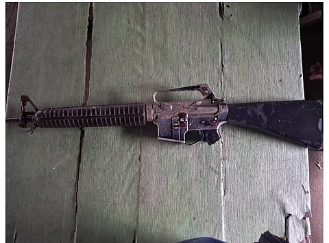 REBEL RIFLE | An M16A1 rifle was recovered by JTG 7-2 from CTG remnants in Doña Remedios Trinidad, Bulacan, on 5 November 2025. The operation highlights ongoing efforts to disarm insurgents and strengthen regional security.