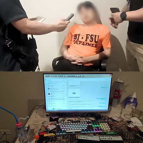 A Chinese national arrested  after being caught running a cryptocurrency scam from his condominium in Parañaque City. Recovered from the suspect were computer equipment and suspected drug paraphernalia.