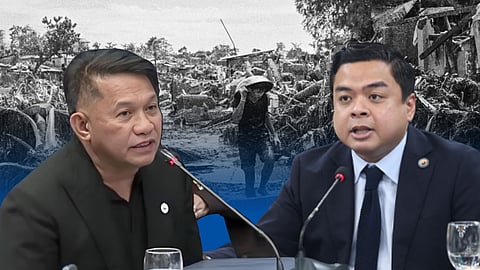 ALLAN Quirante of QM Builders (left) and Rep. Terry Ridon (right)