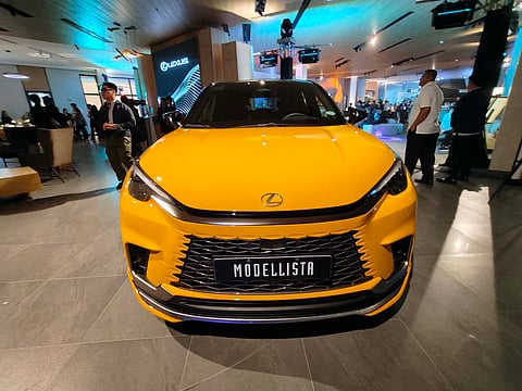
RX Modellista edition stands on display inside the new Lexus Manila Gallery, showing the brand’s bold design and craftsmanship.
