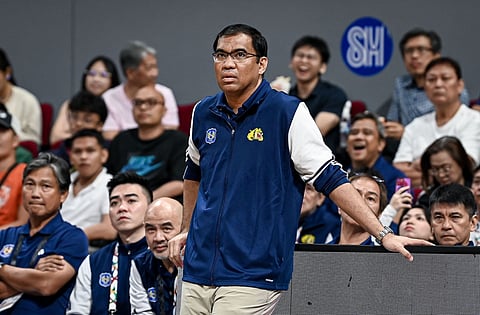 National University head coach Jeff Napa in UAAP Season 88