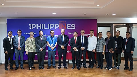 The meeting between Board of Investment officials and representatives of Spanish maritime companies GEOMYTSA, PROES Consultores, and AISTER Aluminium Shipyard was capped with a photo showing (from left) Atty. Rommel Dula, Junior Associate, EMSAVVIL Law, Javier Rasilla, managing director of AISTER, executive director Corieh Dichosa, Asterio Recio, managing director of GEOMYTSA, Ignacio Sanchidrián, director general of PROES, Atty. Diosdado B. Marasigan, founding partner, EMSAVVIL Law, Antonio Viñal Casas, chief executive officer, AVCO Legal, executive director Benedict M. Uy, executive director Bobby Fondevilla, director Ernesto delos Reyes, division chief Reynaldo Lignes and division chief Lubin De Vera Jr.
