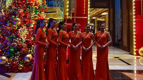 It's a grand Christmas celebration at Solaire Entertainment Resort.