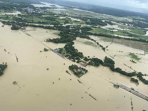 OCD-Western Visayas captures aerial views of affected areas during its assessment on Nov. 5, 2025.