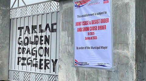 Three farms in Barangays Lawy and Manga were ordered to cease operations on 06 November 2025.
