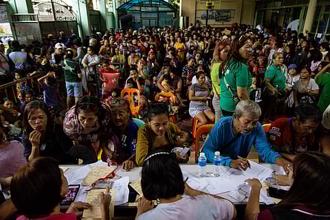 Residents from Baseco Port take refuge at Hermenegildo J. Atienza Elementary School in Manila as Super Typhoon Uwan continues to threaten the area on Sunday, 9 November 2025.

The school turned evacuation center can accommodate around 350 families as Metro Manila remains under Wind Signal No. 3 as of 1 p.m., according to state weather bureau PAGASA.