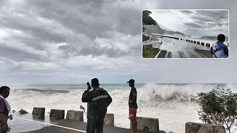 STRONG storm surges and flooded roads from typhoon 'Uwan' have made Amper Baywalk and Amper Boulevard in Dipaculao, Aurora, completely impassable to all types of vehicles.