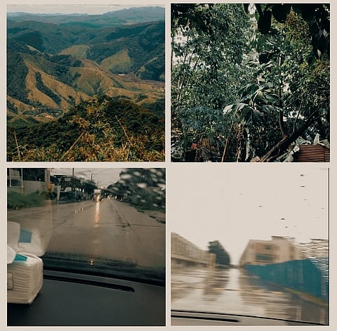 From mountain barrier to deserted plazas: A visual story of how Pampanga braced for Typhoon 'Uwan,' highlighting preparedness and the Sierra Madre's impact. | 