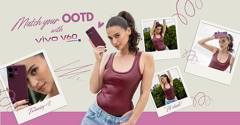 Anne Curtis vibes with vivo V60 in Berry Purple