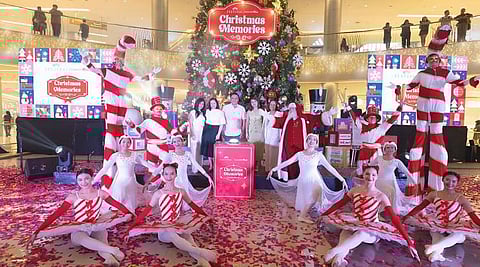 Festival Mall Alabang grand lighting with its 30-foot Christmas tree.