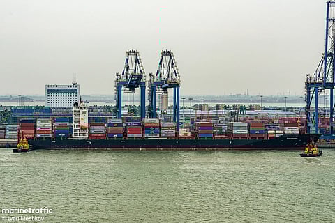 Malta-flagged container ship Kyparissia