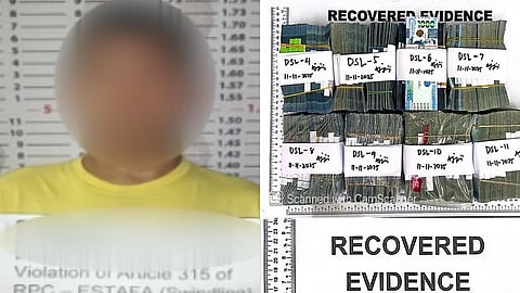 Estafa suspect falls