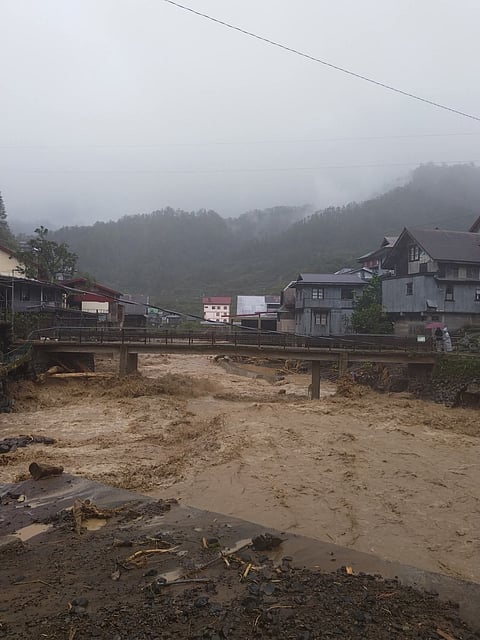 Mountain Province just the may provinces in Luzon suffered devastation from the strong winds and heavy rains brought by Typhoon Uwan. |Aldwin Quitasol. Photo Courtesy of Bontoc MDRRMO.